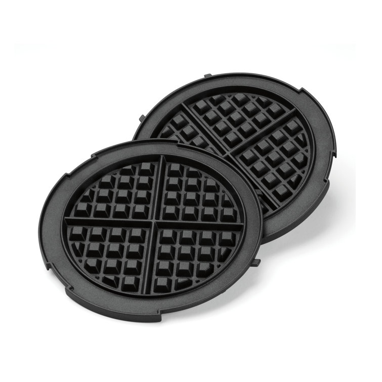 Cuisinart griddler and waffle outlet maker with removable plates